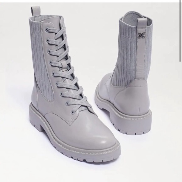 Sam Edelman Lydell Combat boot in Grey size 8.5 - Picture 8 of 9